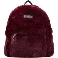 Claudia Canova Women's Anii Xs Faux Fur Backpack in Burgundy