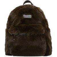 Claudia Canova Women's Anii Xs Faux Fur Backpack in Green