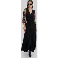 Front Ruched Detail Maxi Dress
