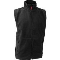 Result Men's Active Anti Pilling Fleece Bodywarmer Jacket in Black | Size: Small