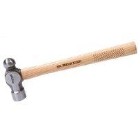 Loops 32oz Hickory Shaft Ball Pein Hammer Forged Steel Sheet Metalwork Striking Tool in Metallics