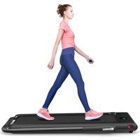 Folding Treadmill 2 In 1 Electric Running Machine Walking Treadmill w/ LED Display Remote Control