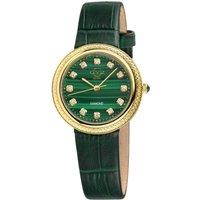 Arezzo Swiss Quartz Diamond Genuine Italian Handmade Leather Watch