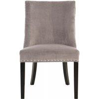 Orsina Elegant Natural Linen With Curly Back Dining Chair, Sturdy Dining Chair, Stylish Chair For Dining room in Beige