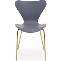 Orsina Elegant Design Dining Chair, Comfortable Breakfast Room Chair, Versatile Outdoor Chair in Grey
