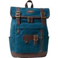Gandys Bali Water Resistant 21L Waxed Cotton Backpack with Laptop Sleeve in Teal