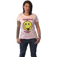 Yungblud Women's Raver Smile Skinny Fit T-Shirt in White | Size: XS