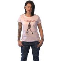 Yungblud Women's Strawberry Lipstick Skinny Fit T-Shirt in White | Size: XL