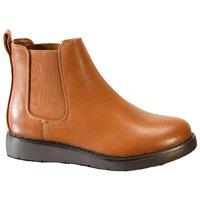 IVACHY Women's Womens Chelsea Ankle Boots in Camel | Size: 7