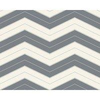 A.S. Creation Zig zag Chevron Stripy Geometric Modern Wallpaper in Grey
