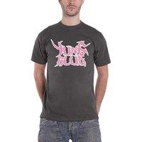 Yungblud DEADHAPPY Logo T-Shirt in Grey | Size: Large