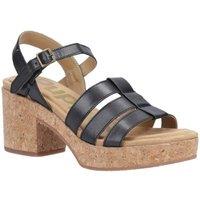 Hush Puppies Women's 'Poppy Fisherman' Heeled Sandals in Black | Size: 7