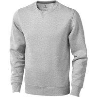 Elevate Men's Surrey Crew Neck Sweater in Grey | Size: Small