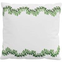 Sanderson 'Sycamore & Oak' Square Pillow Case Pair in White
