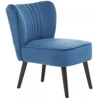 Orsina Regents Park Velvet Chair in Blue