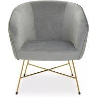 Orsina Stockholm Velvet Chair in Grey