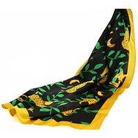 Tache Silk Scarf with Cheetah Pattern