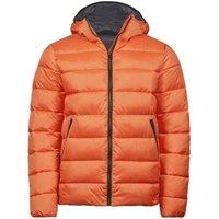 TEE JAYS Men's Lite Padded Jacket in Orange | Size: 3XL