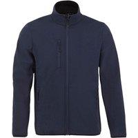SOL'S Men's Radian Soft Shell Jacket in Dark Blue | Size: Small
