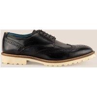 Oswin Hyde Men's Eli Wide Fit Derby in Black | Size: 8