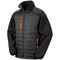 Result Men's Black Compass Padded Soft Shell Jacket | Size: 2XL