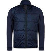 TEE JAYS Men's Stretch Hybrid Jacket in Navy | Size: Large