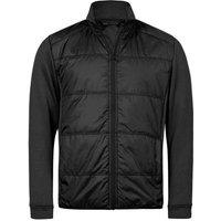 TEE JAYS Men's Stretch Hybrid Jacket in Black | Size: Medium