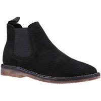 Hush Puppies Men's 'Shaun' Leather Boots in Black | Size: 9