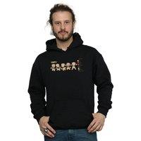 Looney Tunes Men's Porky Pig Colour Code Hoodie in Black | Size: 3XL