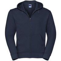 Russell Men's Authentic Full Zip Hoodie in Navy | Size: Small