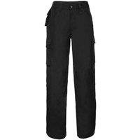 Russell Men's Heavy Duty Work Trousers in Black | Size: 32R