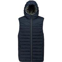 Proact Men's Hooded Padded Bodywarmer in Navy | Size: Medium