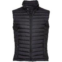 TEE JAYS Men's Zepelin Padded Body Warmer in Black | Size: Large