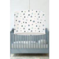 Grey and Blue Stars Lampshade