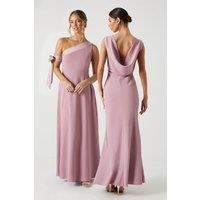Coast Women's Honoured Sleeveless Cowl Back Maxi Bridesmaid Dress in Antique Rose | Size: 12