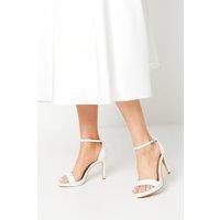 Coast Women's Talia Platform High Heeled Sandals in White | Size: 8