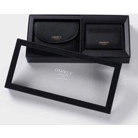 OSPREY LONDON Women's The Tilly Leather Purse Gift Set in Black