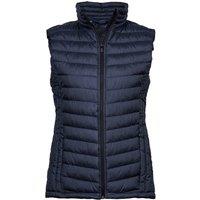 TEE JAYS Women's Zepelin Padded Body Warmer in Mid Navy | Size: XL