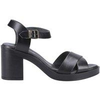 Hush Puppies Women's Georgia' Sandal in Black | Size: 8