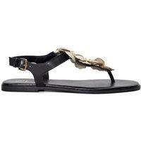 Dune London Women's 'Linaria' Leather Sandals in Black | Size: 3