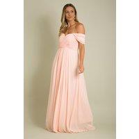 KRISP Women's Multiway Neckline Occasion Maxi Dress in Pink | Size: 8