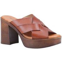 Hush Puppies Women's 'Gigi' Heeled Sandals in Tan | Size: 5