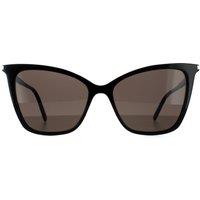 Saint Laurent Women's Cat Eye Black Grey Sunglasses