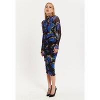 Flower Of Mars Midi Dress