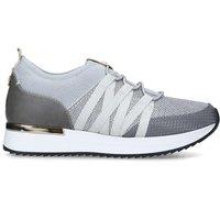 Miss KG Women's 'Kameron' Fabric Trainers in Silver | Size: 7