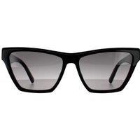Saint Laurent Women's Cat Eye Black Grey Gradient Sunglasses