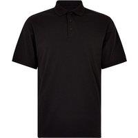 Kustom Kit Men's Jersey Superwash 60C Regular Polo Shirt in Black | Size: Small