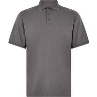 Kustom Kit Men's Jersey Superwash 60C Regular Polo Shirt in Charcoal | Size: Medium