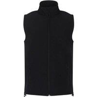PRO RTX Men's Softshell 2 Layer Gilet in Black | Size: Small