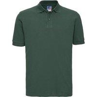 Russell Men's Classic Cotton Pique Polo Shirt in Bottle Green | Size: Large